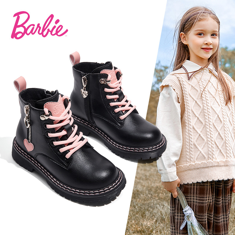 [Sweet Love Martin Boots] 2025 Winter Short Boots Girls British Style Fashion Cotton Boots