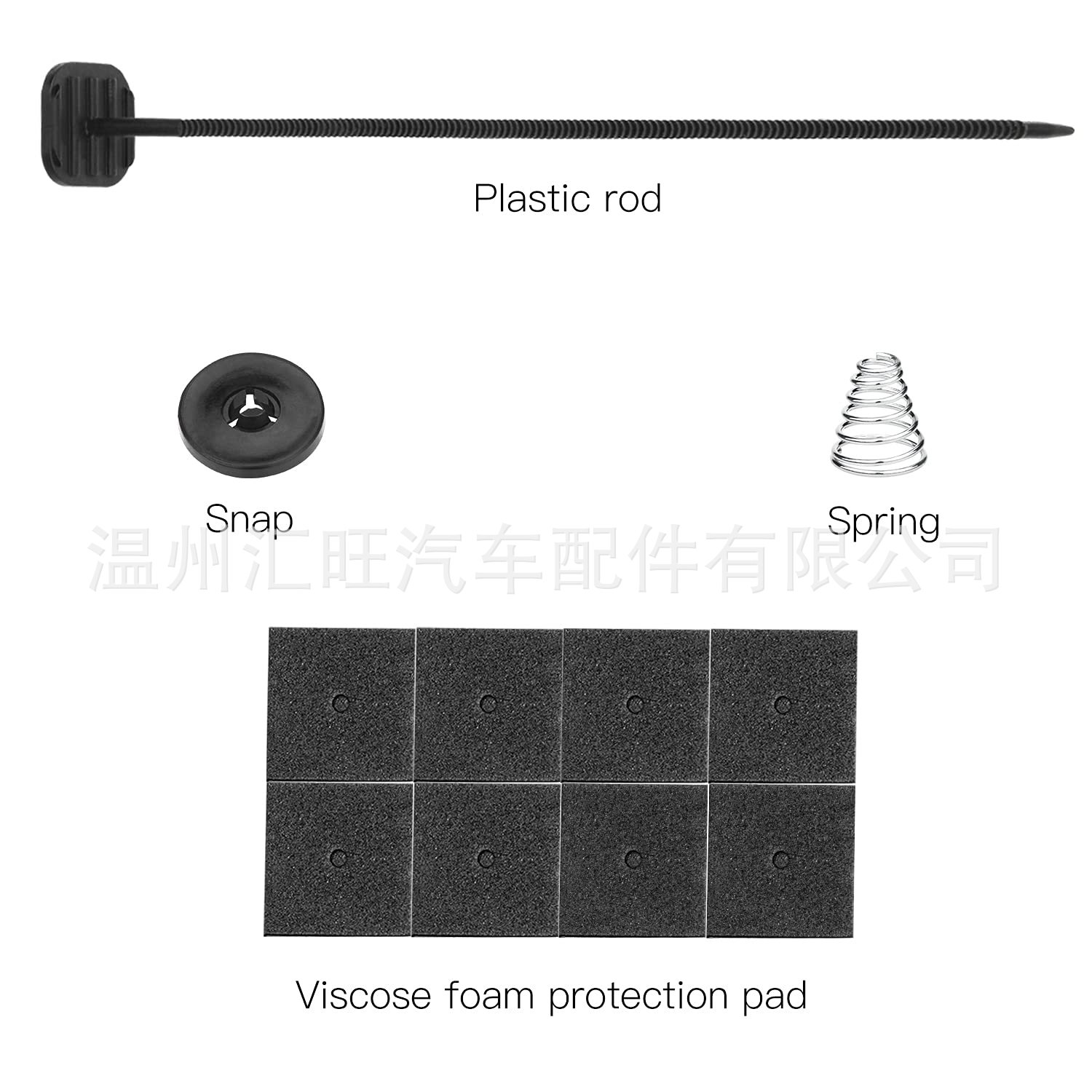 (Cross-border trading), electronic electric car, air fan, ties (clamps) with zipper, radiator, clips included 2