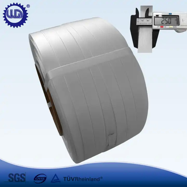 厂家批发纤维打包带白色25mm强拉力木材钢材捆绑带物流运输用