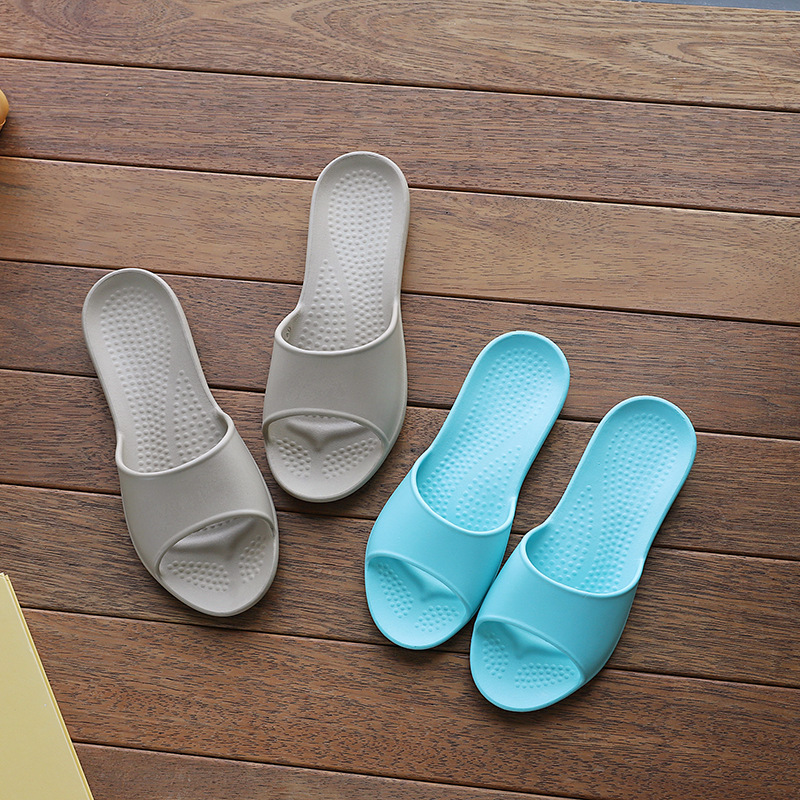 Arch Antibacterial Home Bathroom Hotel Bath Non-Slip Slippers for Women Ultra-Thin Portable Foldableable Travel Business Trip Men Summer
