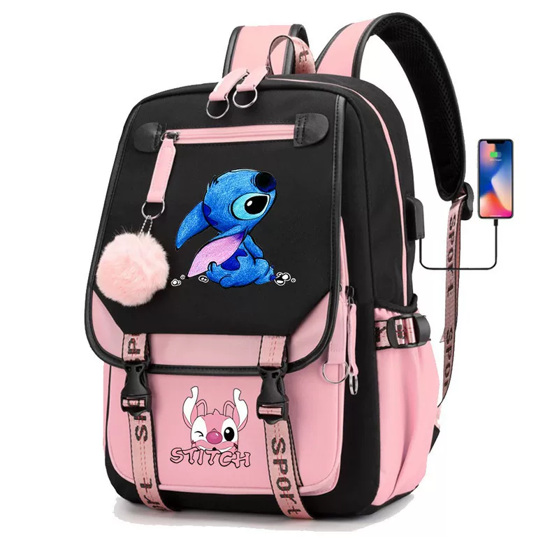(Cross-border trading), backpack, cartoon bag, capacious laptop, print, Amazon