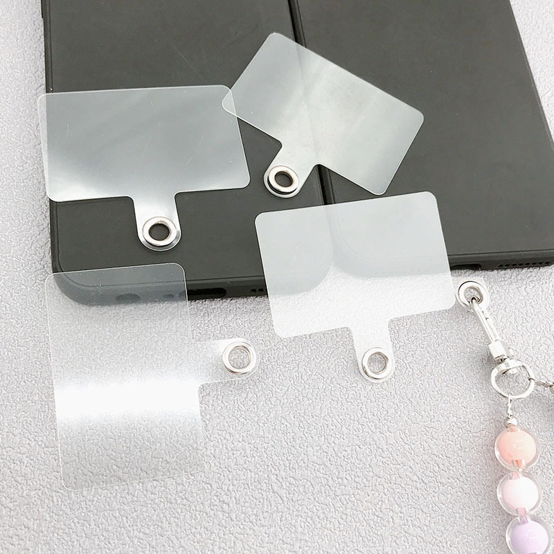 Yilian's new transparent PVC lanyard pad is a universal back sticker for phone cases, suitable for crossbody lanyards and clip-on hangers