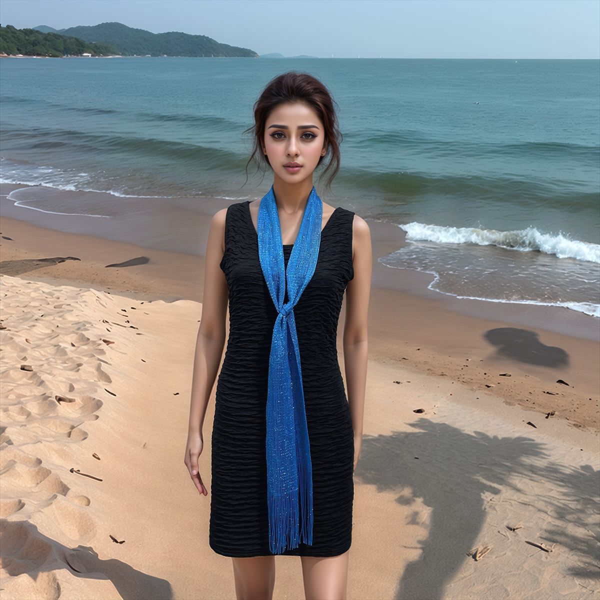 宽10孔蓝顺色丝