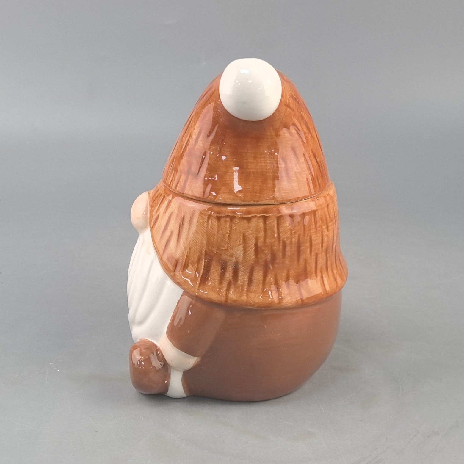 Serie de Navidad transfronteriza Creative Goblin Husband Tarro de cerámica Artesanía de cerámica Caja de almacenamiento Decoración de escritorio