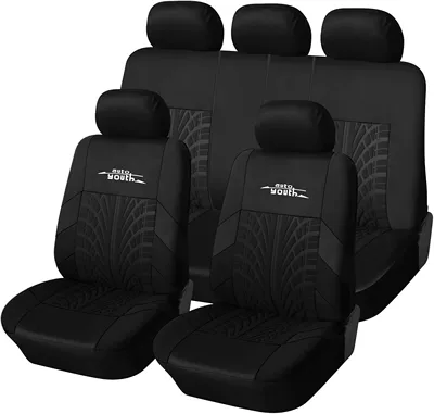 Temu Car Seat Covers Export, Universal seat cover - black-2-piece-set