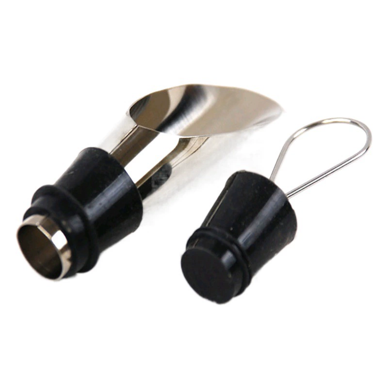 Фабрика прямой нержавеющей стали вина pourer вино pourer винная пробка винный набор аксессуаров