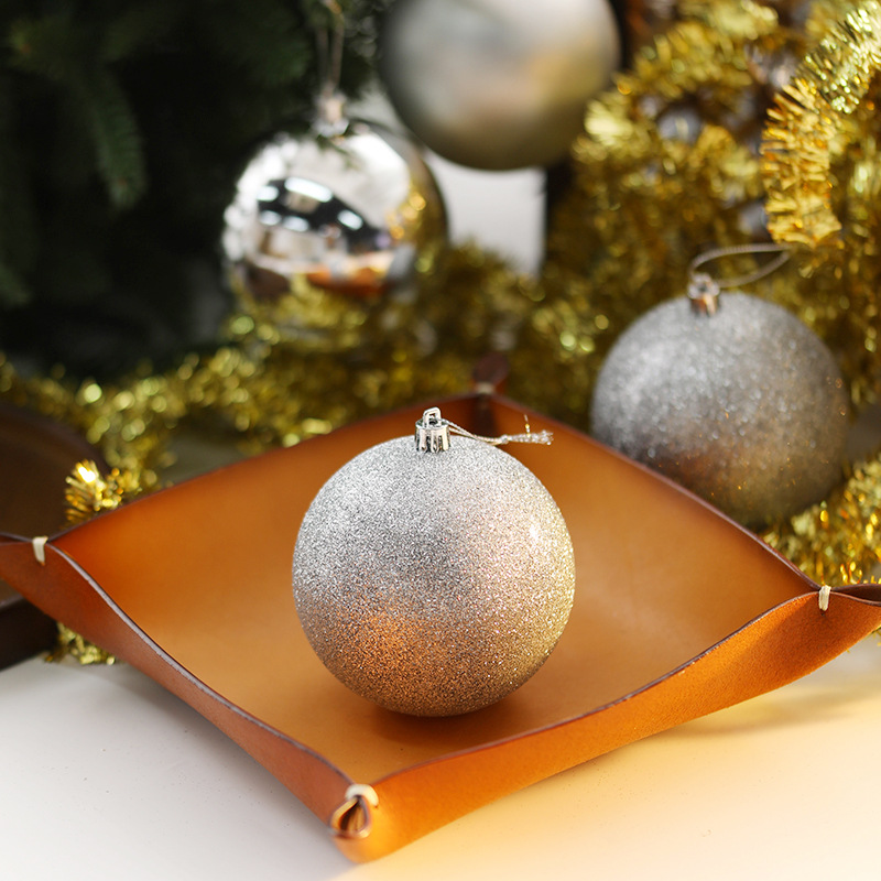 Navidad brillante colgante colgante bola colgante árbol de Navidad decoración colgante galvanizado Navidad decoración de Año Nuevo accesorios diy image 3