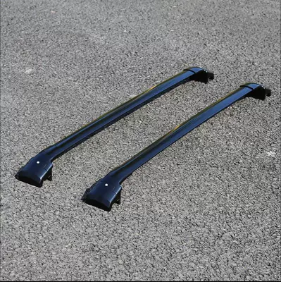 Thickened Aluminum Alloy Roof Roof rack - painted-black-set-of-2