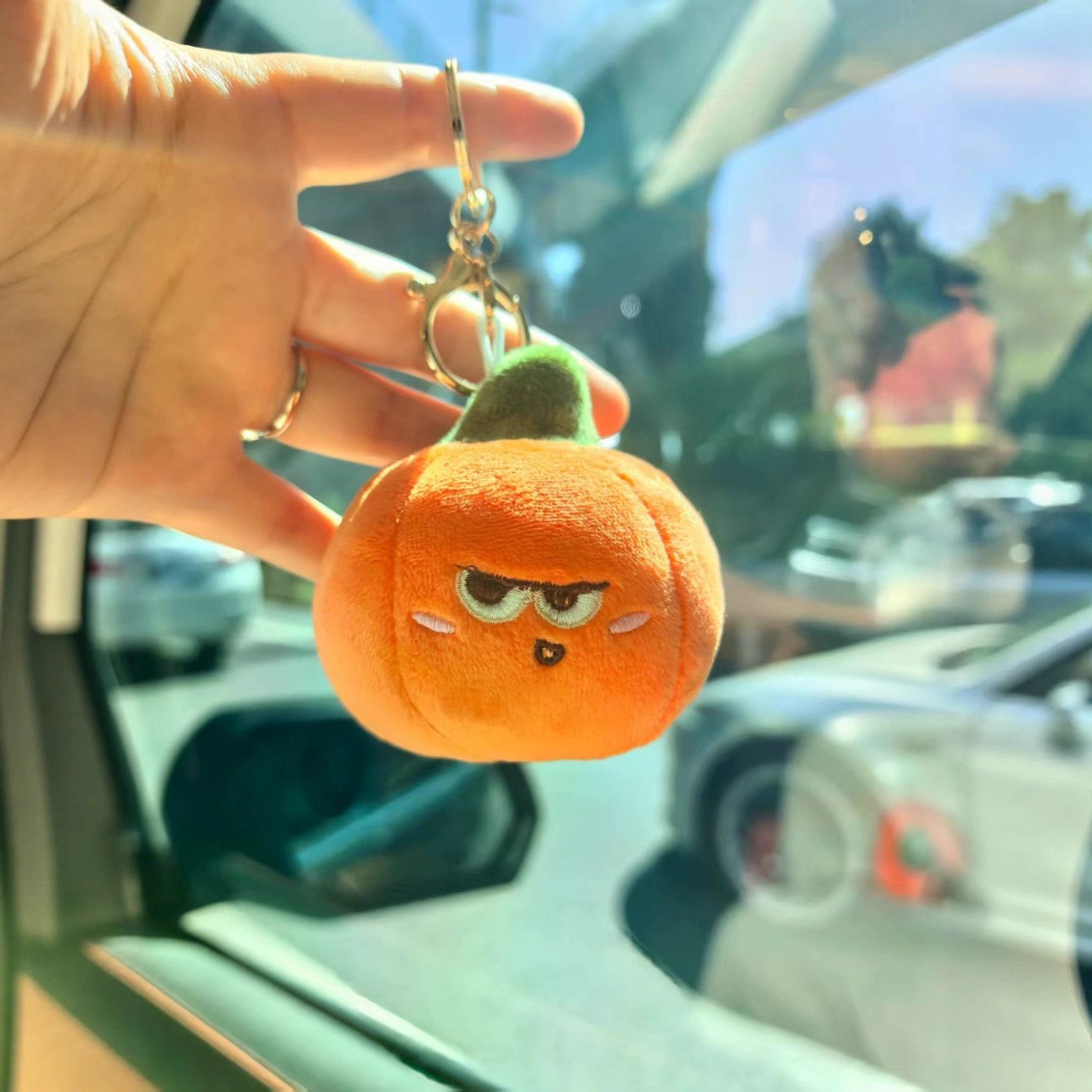 Keychain, backpack accessory, plush pendant, ghost bag decoration, doll, halloween