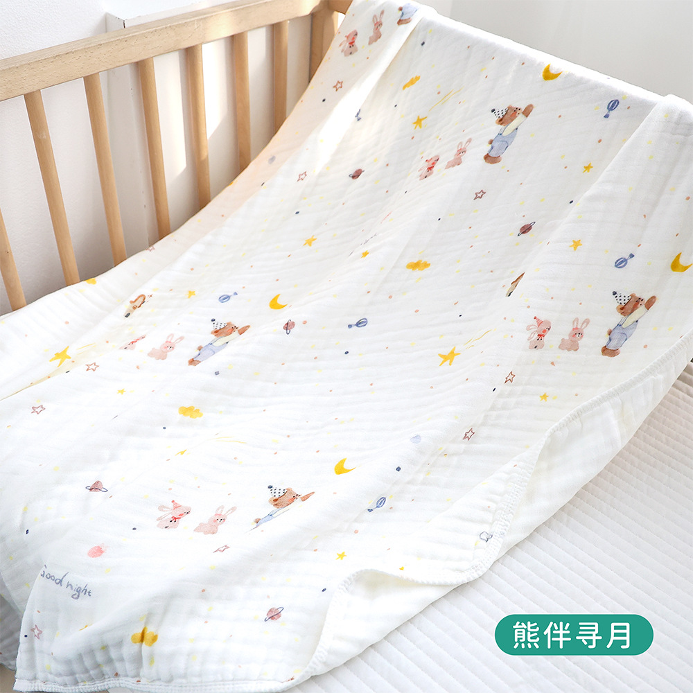 달을 찾아가는 곰 친구들 (110*110cm)