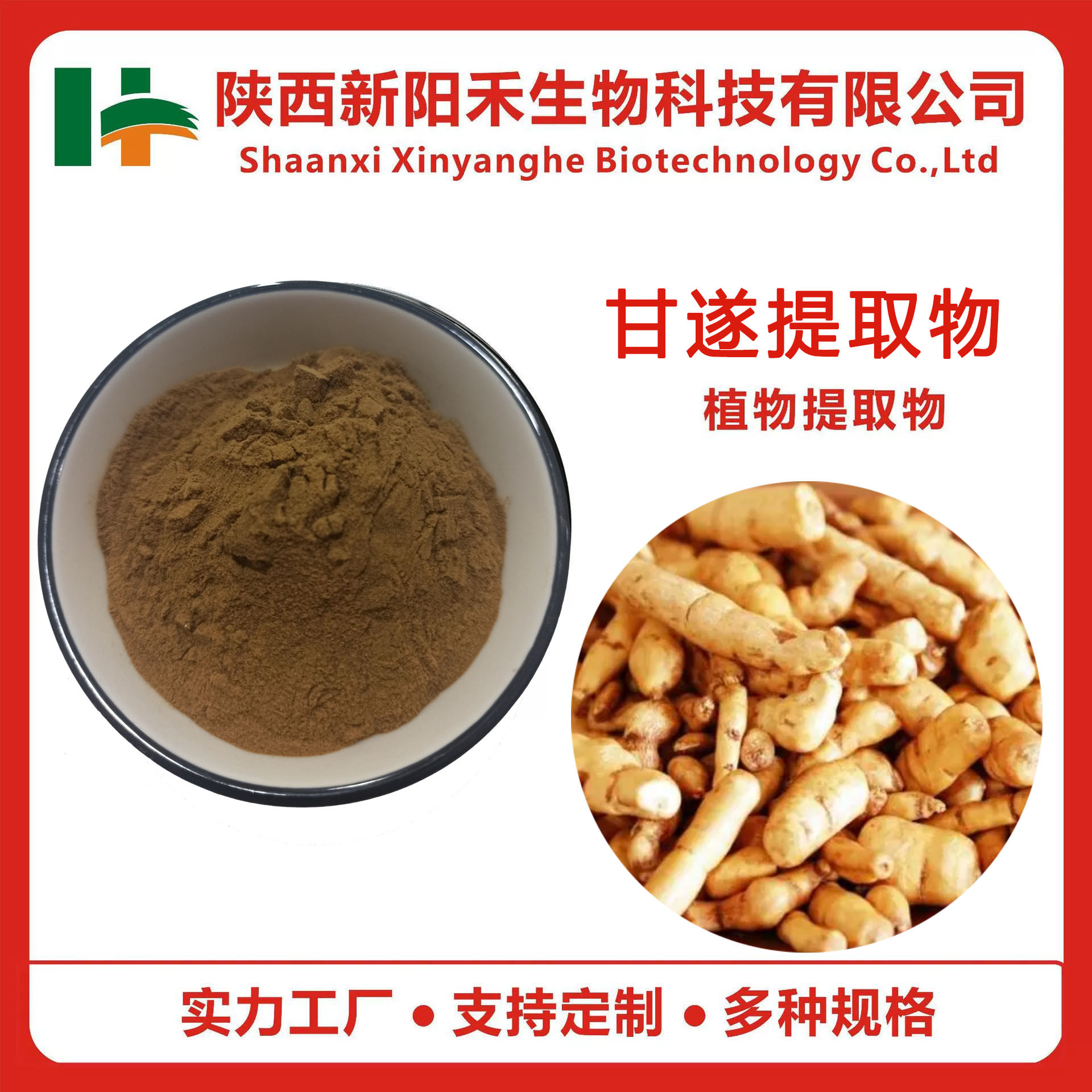 甘遂提取物 甘遂粉源头供应 甘遂喷雾干燥粉末 甘遂浓缩粉 新阳禾
