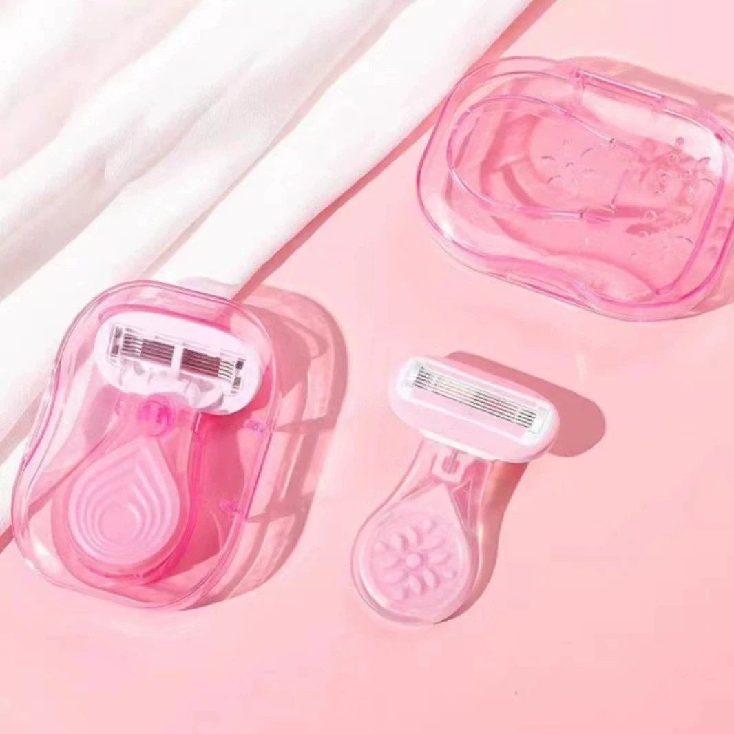 Пятислойная бритва для женщин, специально предназначенная для бритья подмышек и интимных зон, бережная к коже, бритва для депиляции со смазывающей мыльной головкой, оптом.