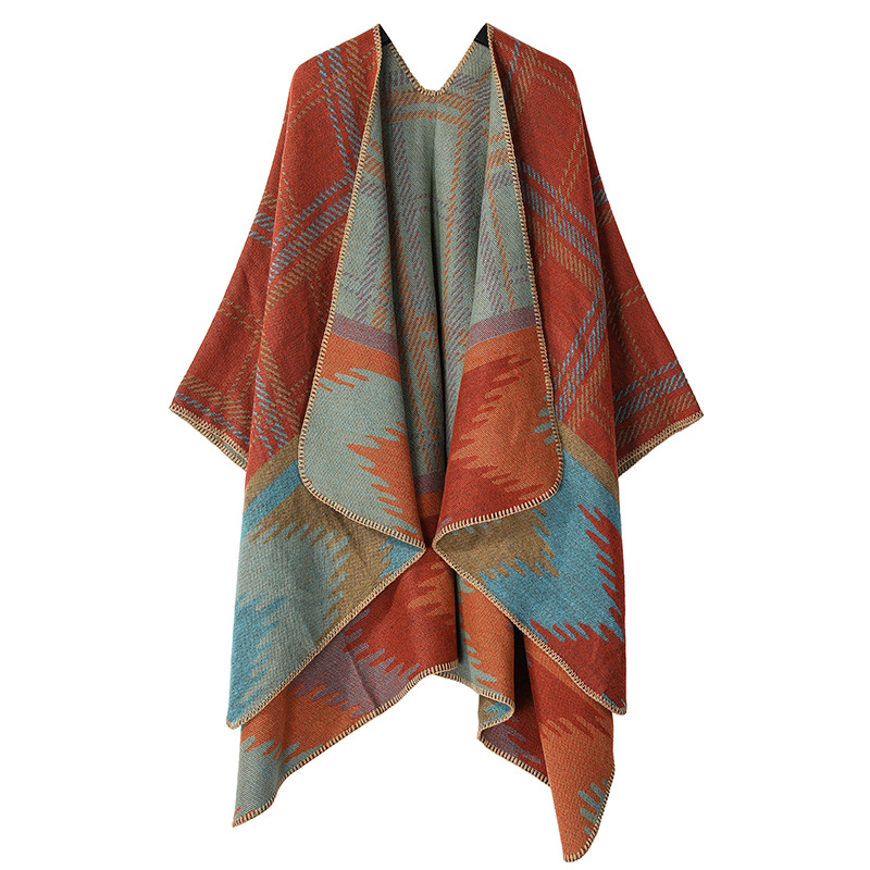 Sciarpa unisex Scialle alla moda versatile mantello spesso coperta cappotto sciarpe calde_voghion.com