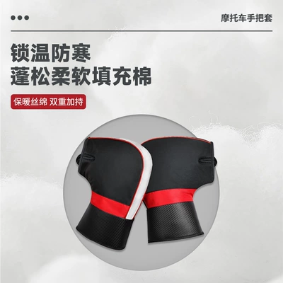 Thickeneded Warm Electric Handlebar Cover, Motorcycle Handle Cover
