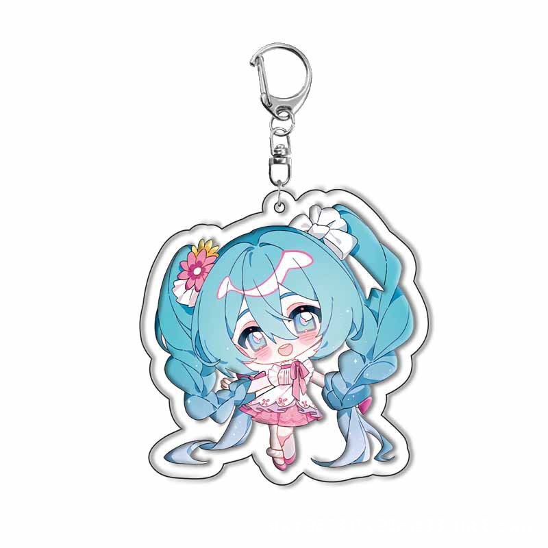 アニメ初音ミクキーホルダーアクセサリー初音二次元アクリルペンダントペンダント学生ギフトペンダント|undefined