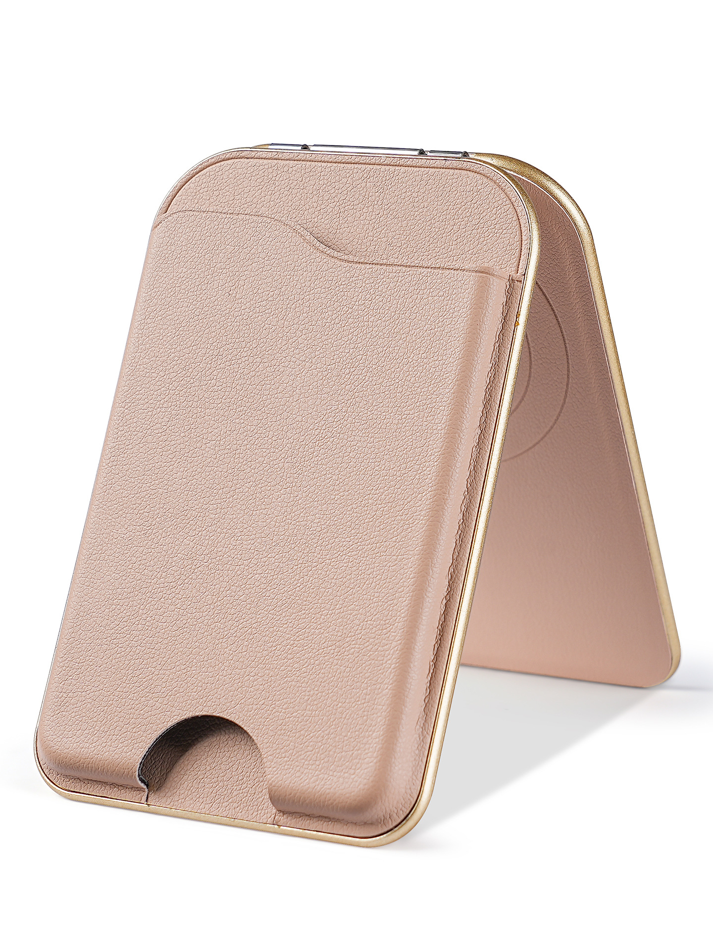 Apple iPhone 13 14 15 16 17 MagSafe portaje de tarjeta magnética con espejo multifuncional