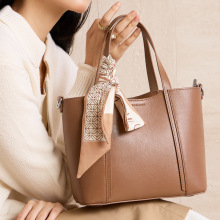 真皮女包2025新款时尚高级感托特包手提包通勤女包女士单肩斜挎包