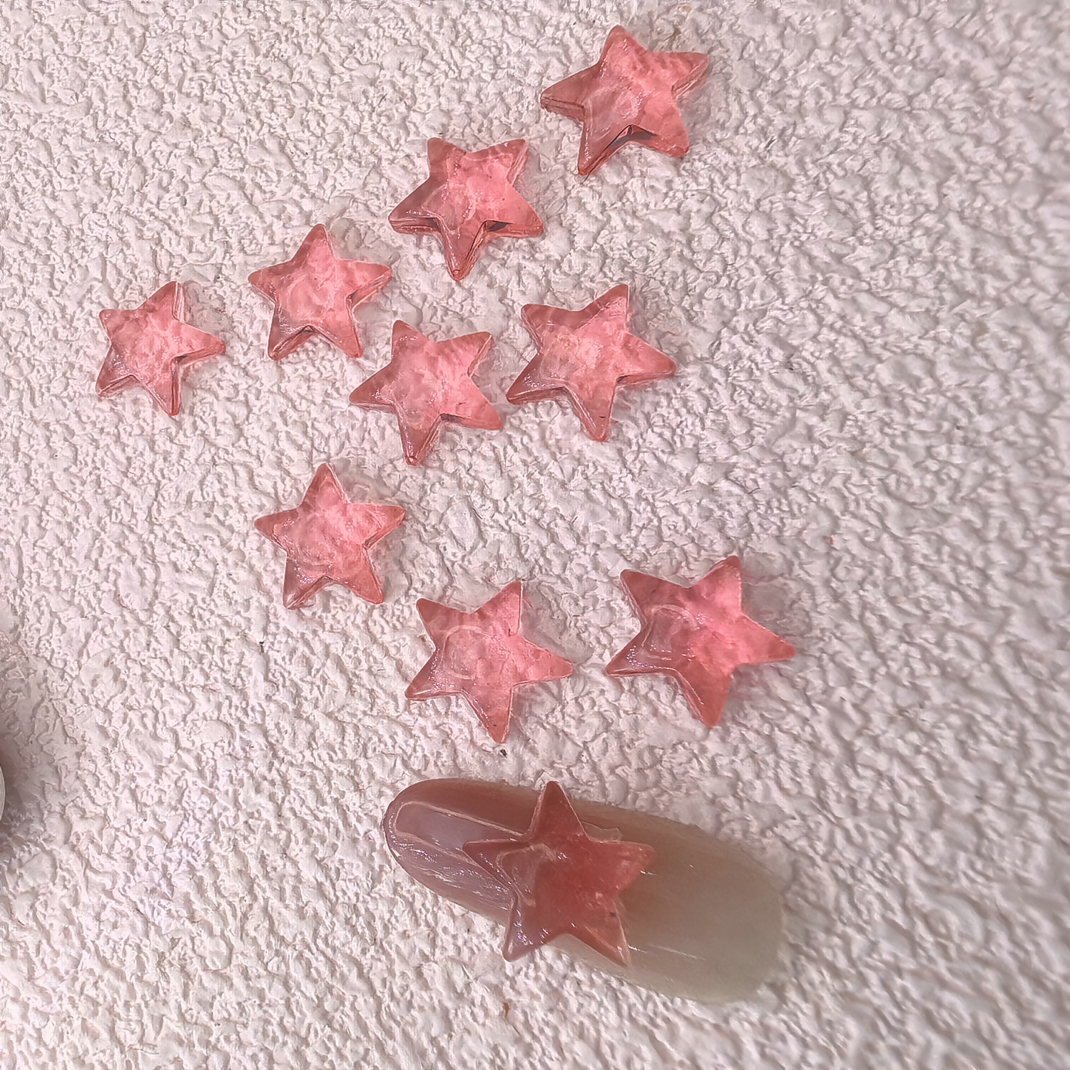 冰透五角星蝴蝶结海螺鱼尾美甲饰品批发0013.jpg