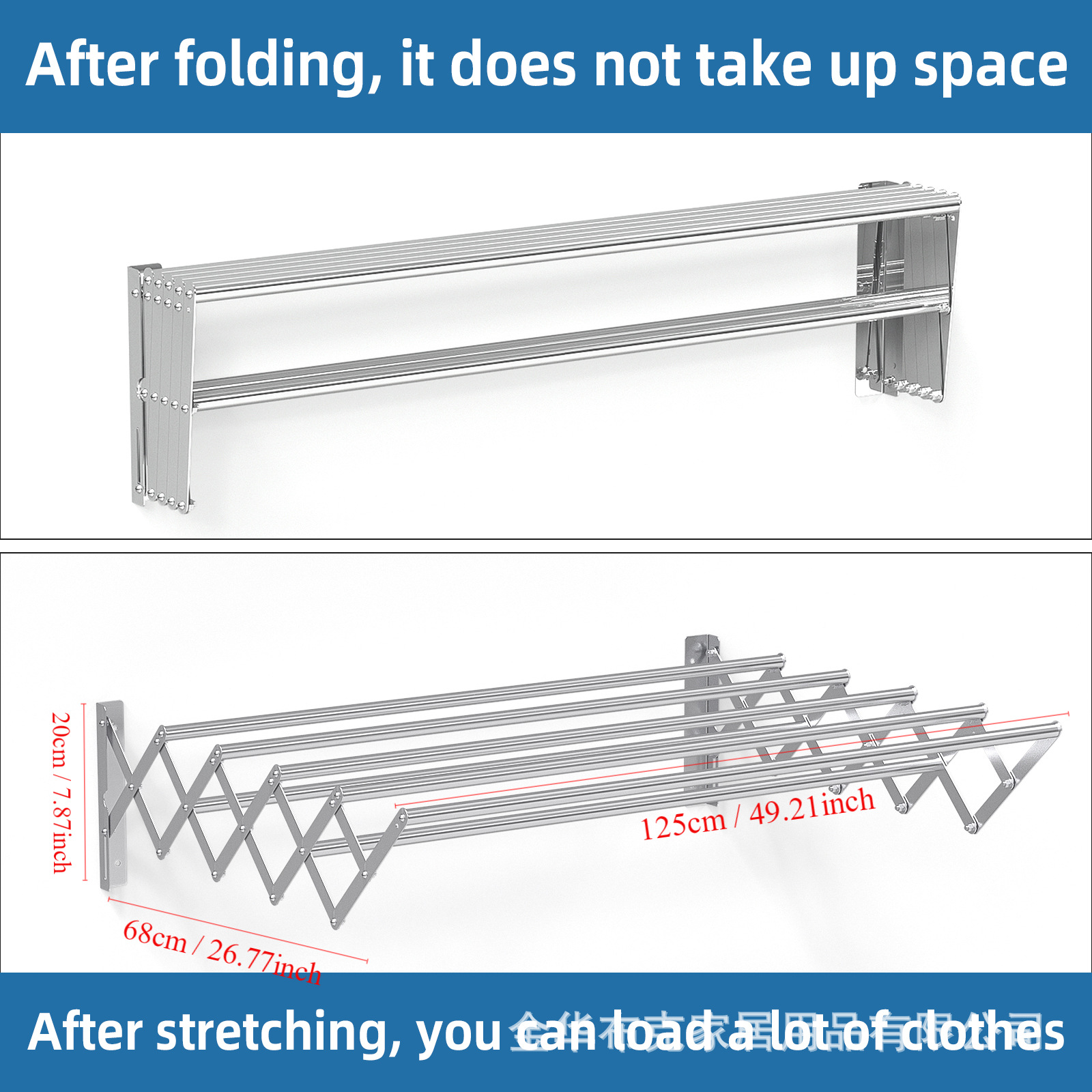 Tendedero Invisible para Ropa, Plegable, de Acero Inoxidable, para Montar en la Pared, Retráctil, para Balcón o Ventana