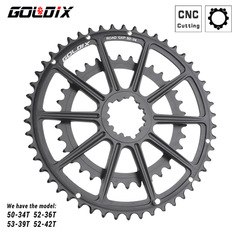 GOLDIX road bike GXP crankset 20/22 speed sprocket 50-34T/53-39T double disc