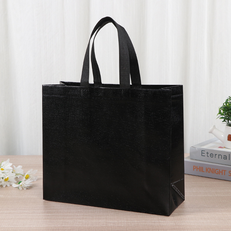 Bolsa de tela no tejida pulverizada con película espesa con regalo de mano juguete embalaje bolsa de mano bolsa de compras no tejida resistente al desgaste image 9