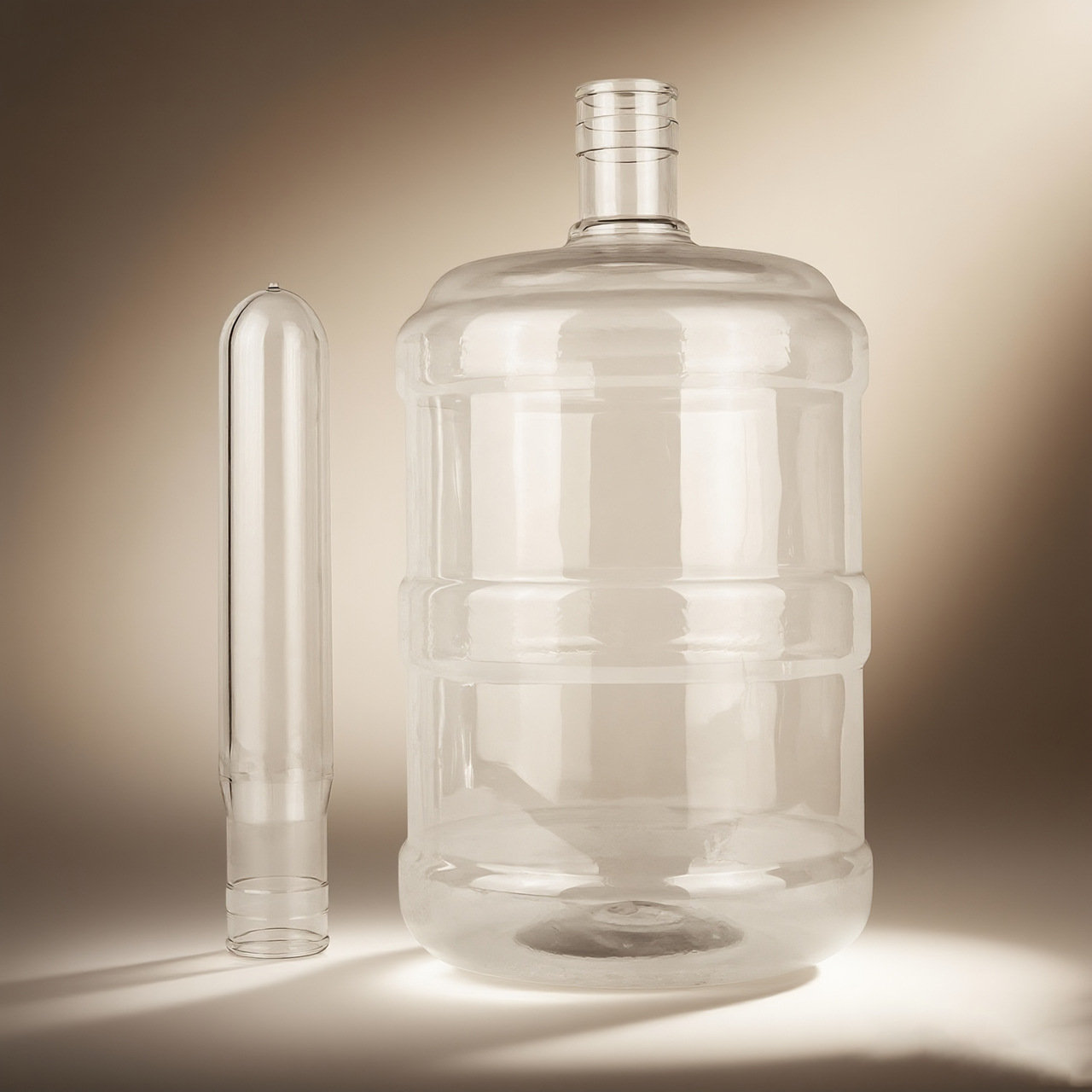 55 calibre botella desechable para mascotas moldeado por soplado especial de grado alimenticio nuevo material de agua mineral barril de fábrica directa