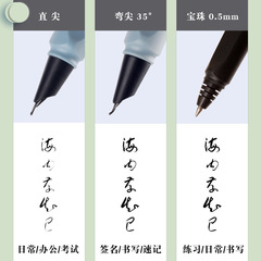 Pen wholesale ink cartridge pens art bent nib dark point ballpoint pen bullet tip student signature posture pen