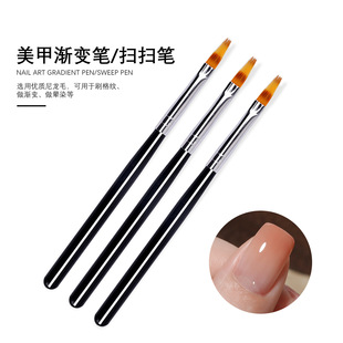 Nail art tools wholesale nail brush serrated powder rod black rod nail pen painting pen phototherapy pen wholesale