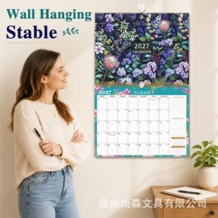 2027 Wall CalendarӢ�Ē�v�����b�12����YO��Ȧ�W�������՚v