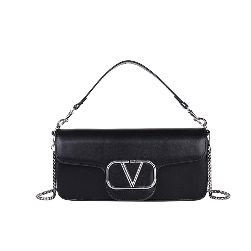 Bolso de mujer comercio exterior nuevo nicho de moda coreana bolso de mano de mano de lujo de alta calidad exquisita cadena de horno inclinado