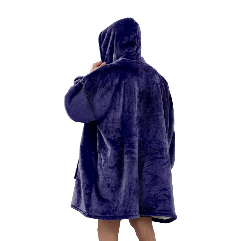 Transfronteriza Amazon TV manta gran bolsillo multifuncional portátil perezoso manga manta antiestática manta de franela