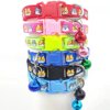 Colorful choker, cartoon patch, small bell, pet, cat, wholesale