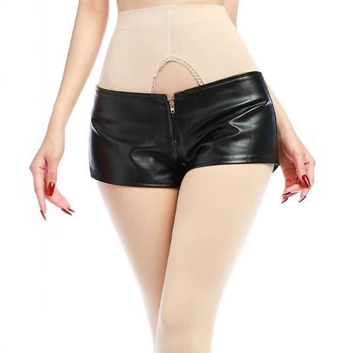 120D Sexy Velvet Open-Crotch Stockings Base Leggings Plus-Size Open-Crotch No-Downfall Pantyhose