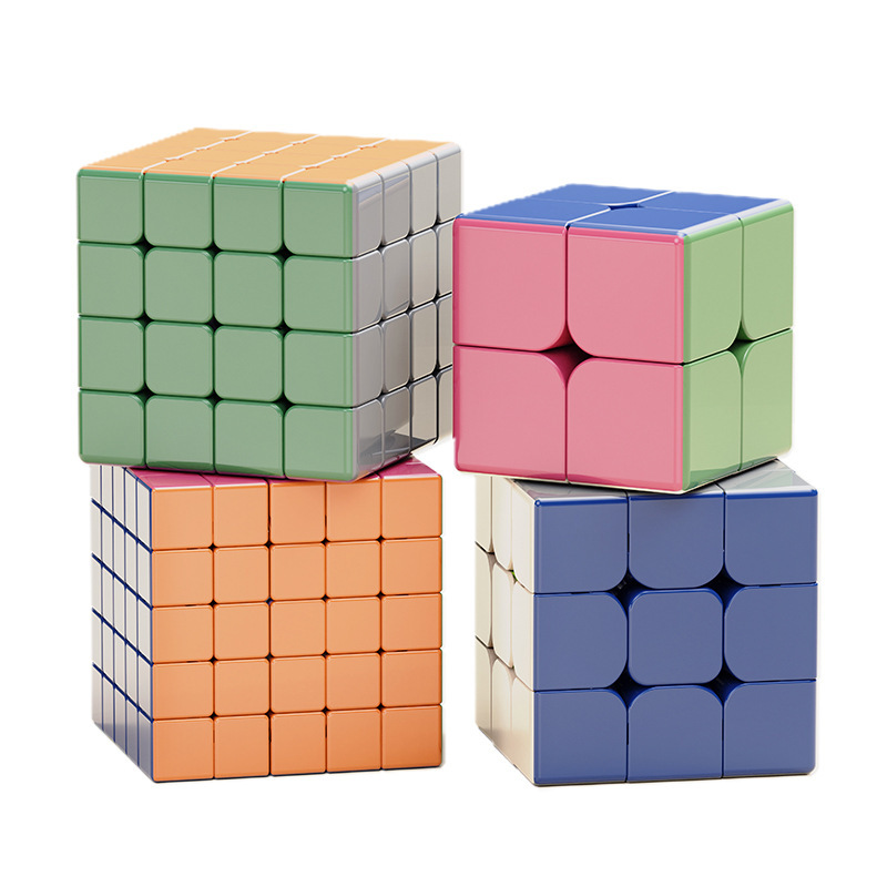 人気の子供用カラフルモランディルービックキューブ、2x2、3x3、4x4、5x5レベル、幼児早期教育知育玩具、売れ筋商品|undefined