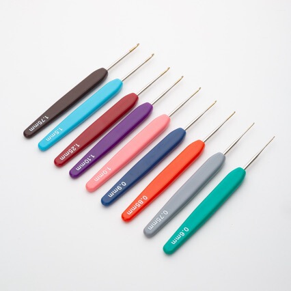 Knitting Tools DIY Lace Crochet 9 Colorfulful Gold Head Plastic Handle Small Crochet Set Tools Colorfulful Pp Handle Knitting Tools DIY Lace Crochet 9 Colorfulful Gold Head Plastic Handle Small Crochet Set Tools Colorfulful Pp Handle