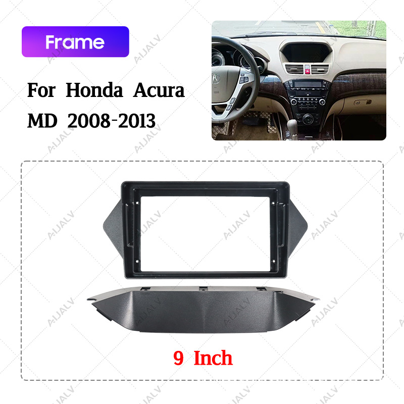 Factory Hot-Selling Car Frame Suitable for Honda 2008-2013 Acura/Mdx 9inch Left and Right Hand Drive Android Navigation Panel