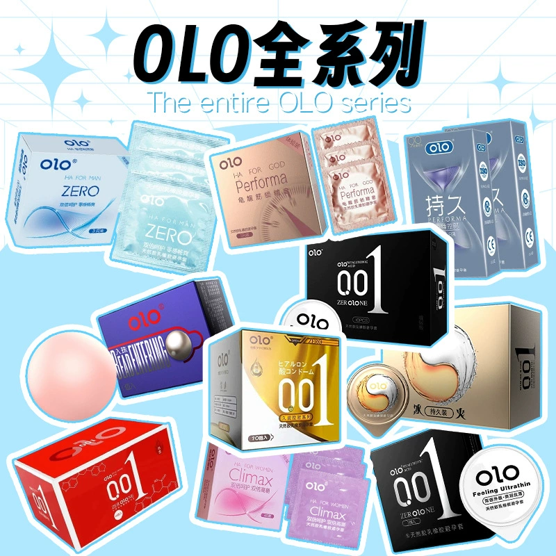 Полная серия презервативов OLO долговечная золотая черепаха драконья сухожилие соусы презервативы