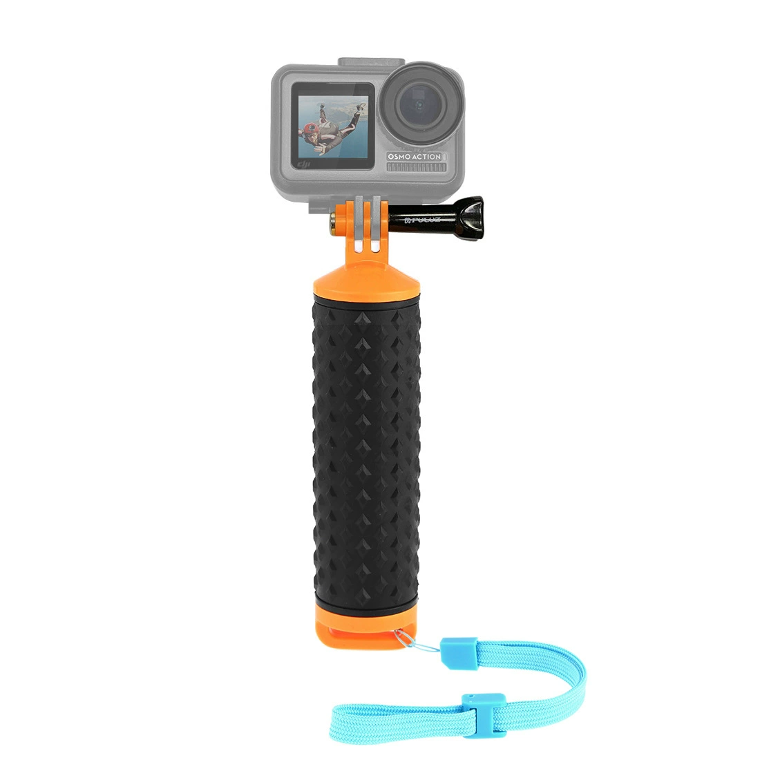 Puluz жирная корова dji osmo action аксессуары gopro плавучая штанга для дайвинга ручной плавучий селфи-палка