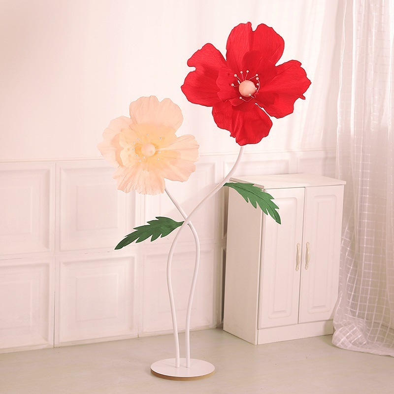 Decoración de la boda Decoración de la boda Decoración de la sala de estar Flor Flor Flor Mesa de la sala de bodas Mesita de la cama de la boda Decoración de flores falsas