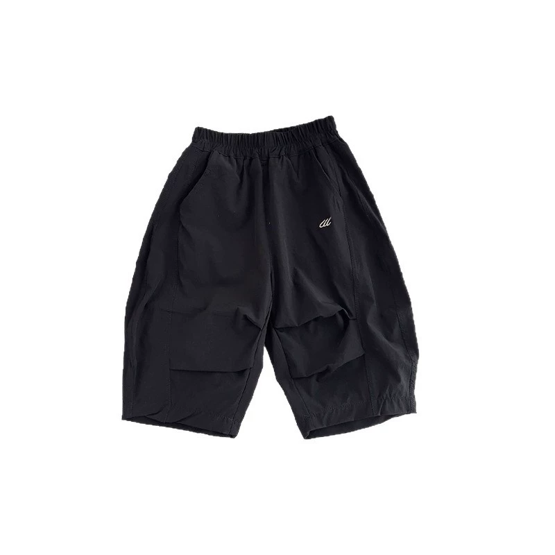 Летние универсальные брюки для мужчин и женщин, лёгкие и тонкие быстросохнущие, репеллент против комаров детский, с вышивкой, корейский стиль, свободный фасон