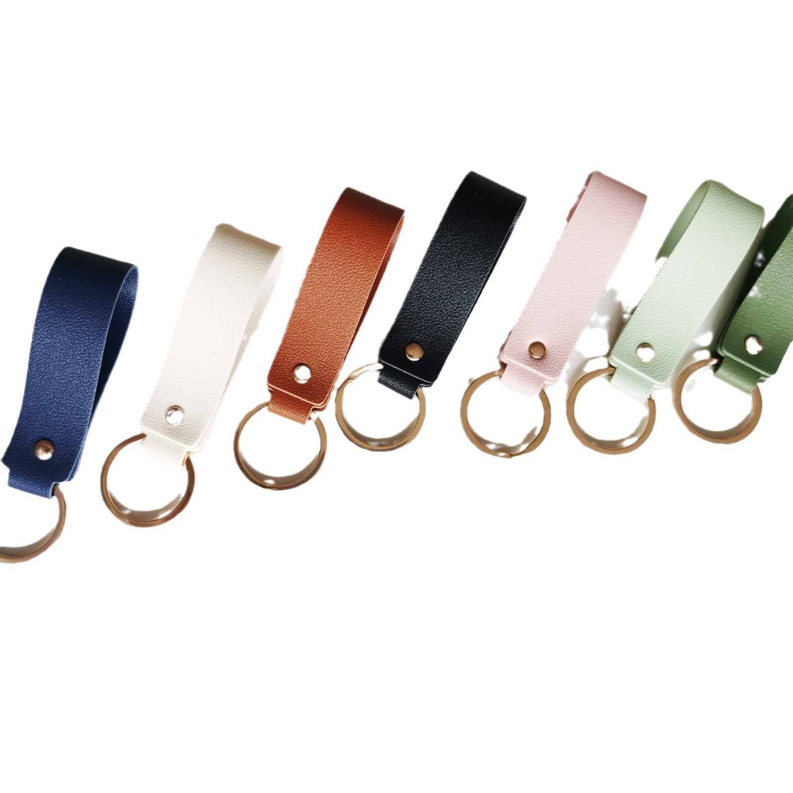 Business Keychain Creative Leather Key Pendant Bag Accessory_voghion.com