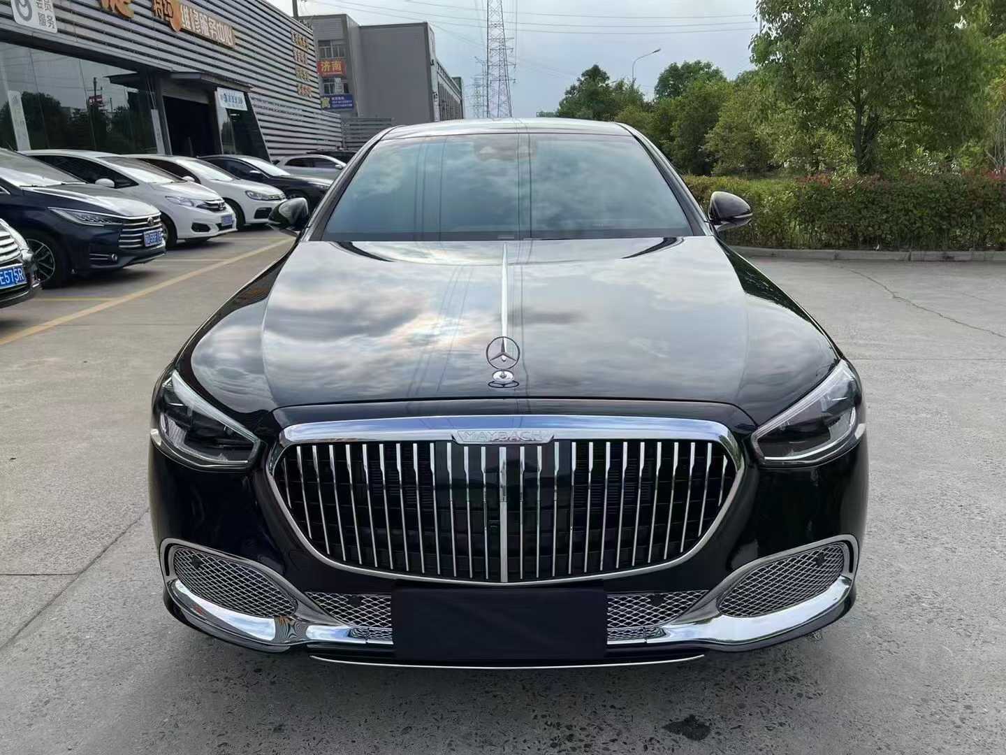 Suitable for 21-25 Mercedes-Benz S-Class modified W223 Maybach front and rear bumper, full grille surround kit