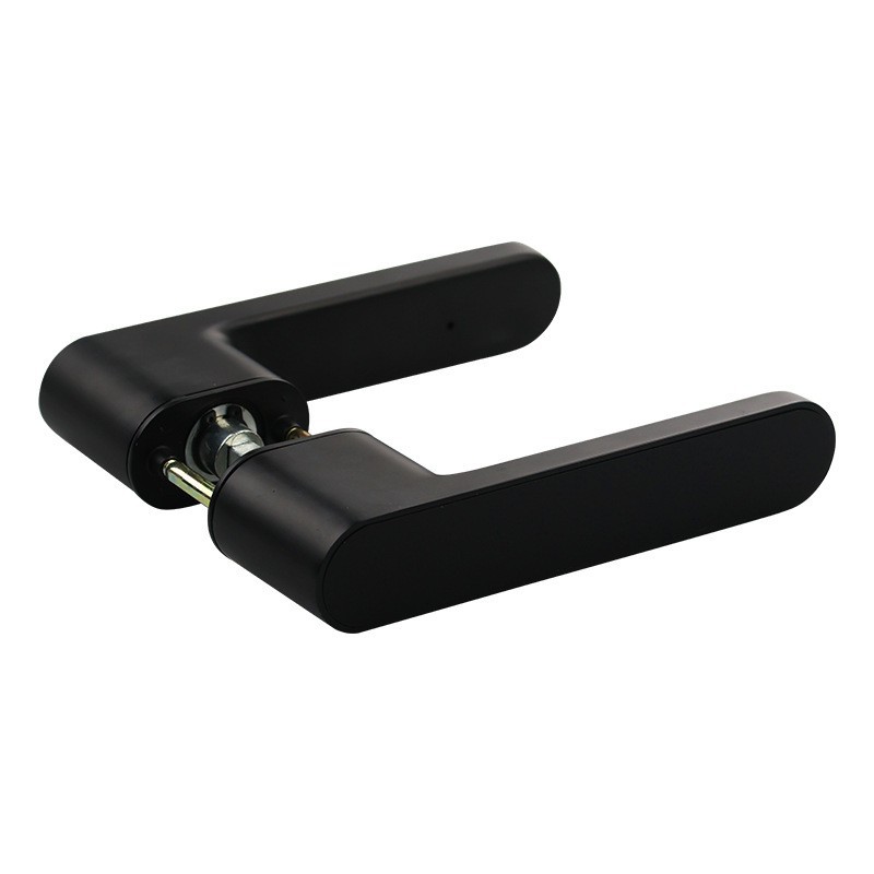 Cerradura de Puerta Ecológica de Estilo Italiano Minimalista con Llave Oculta, Cerradura de Puerta de Dormitorio, Cerradura Magnética Silenciosa Invisible de Aleación de Zinc para Interiores