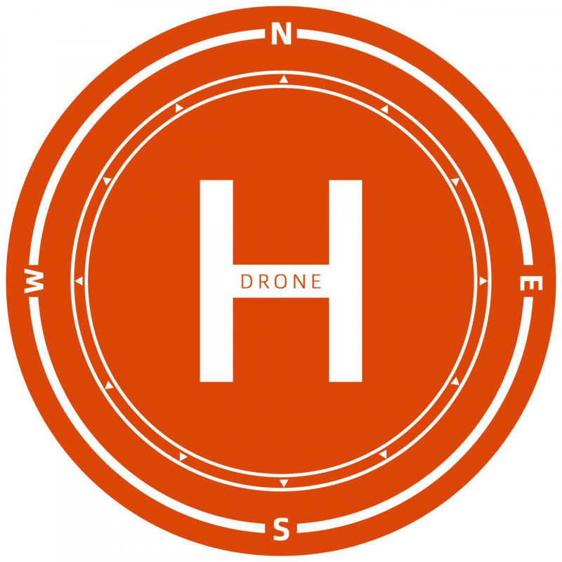 Drone Landing Pad 40Cm/60Cm Drone Coordinate Pad Landing Pad Foldableable Landing Pad Toy Accessories