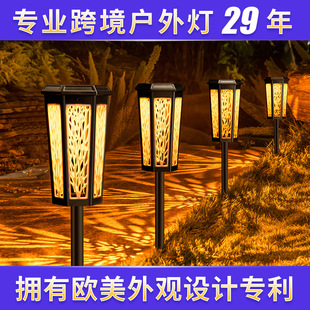 Cross-Border New Solar Lights Outdoor Courtyard Home Light Control Sensor House Garden Decoration Lawn Lights