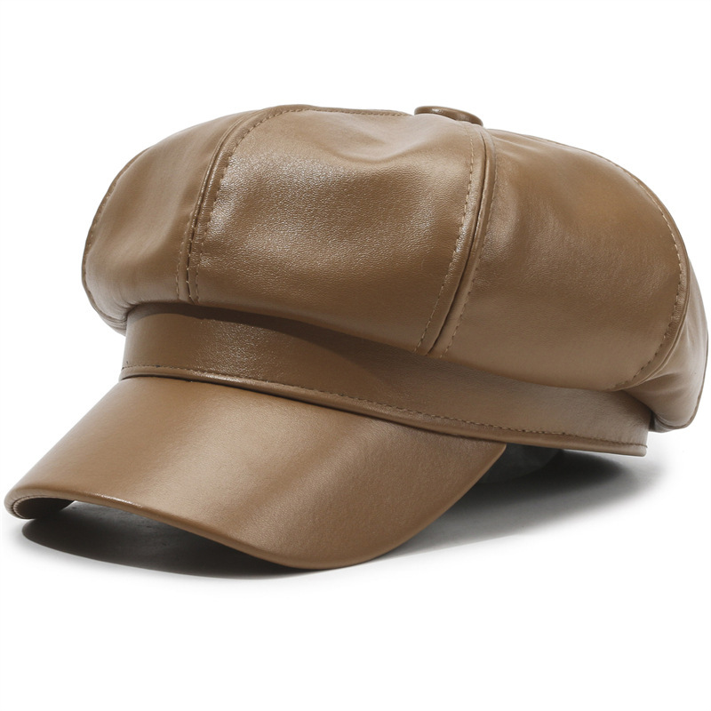 Leather star anise khaki