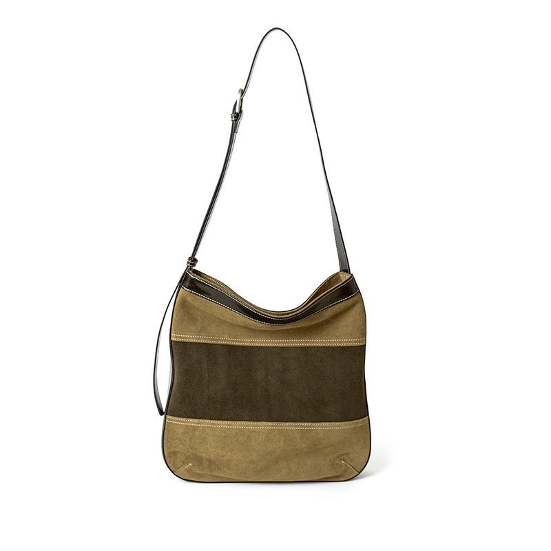 Stylish Single-strap Handbag For Women, Niche Design In Genuine Top-grain Leather. Versatile Underarm Bag For Commuting, Spacious Crossbody Bag._voghion.com