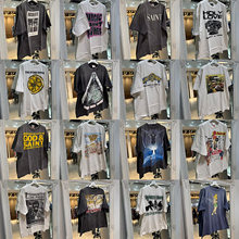 Saint Michael��ʽ�¿�ˮϴ����vintage���ɶ���T����Ů����