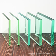 厂家批发超白夹胶钢化玻璃别墅楼梯侧装铝槽U型无框玻璃栏杆护栏