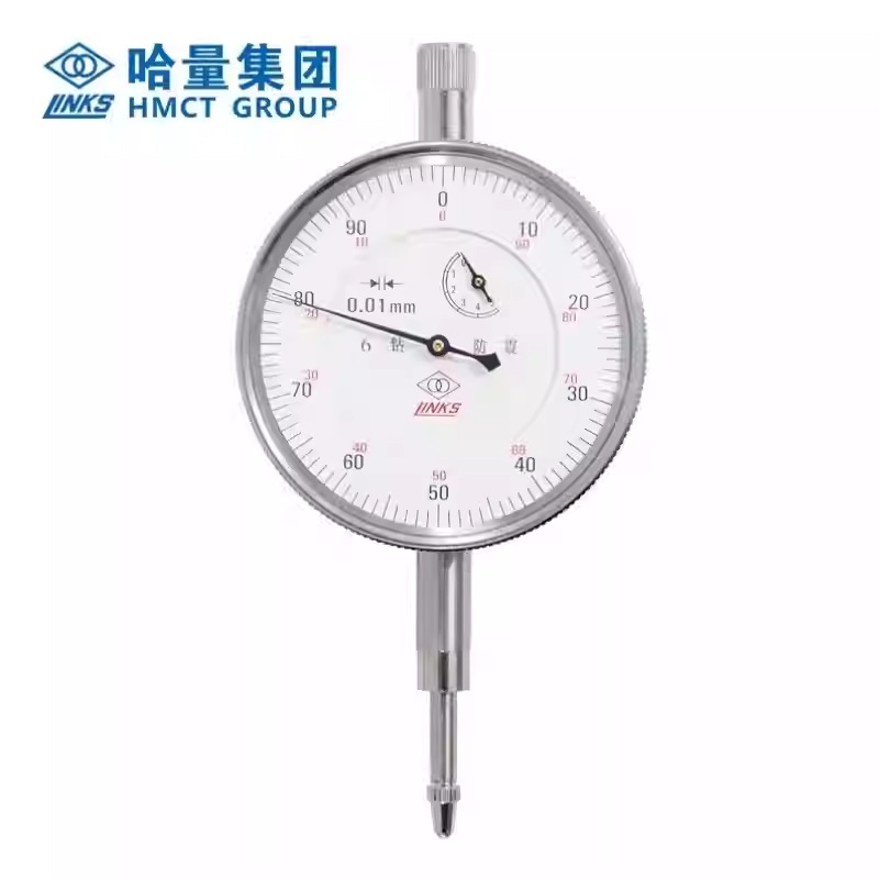哈量防震6钻百分表8钻千分表跳动指针0-1-3-5-10-20-30-50*0.01mm